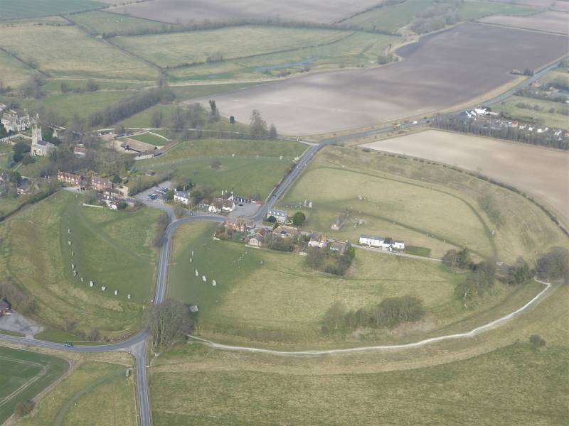 Avebury from the air