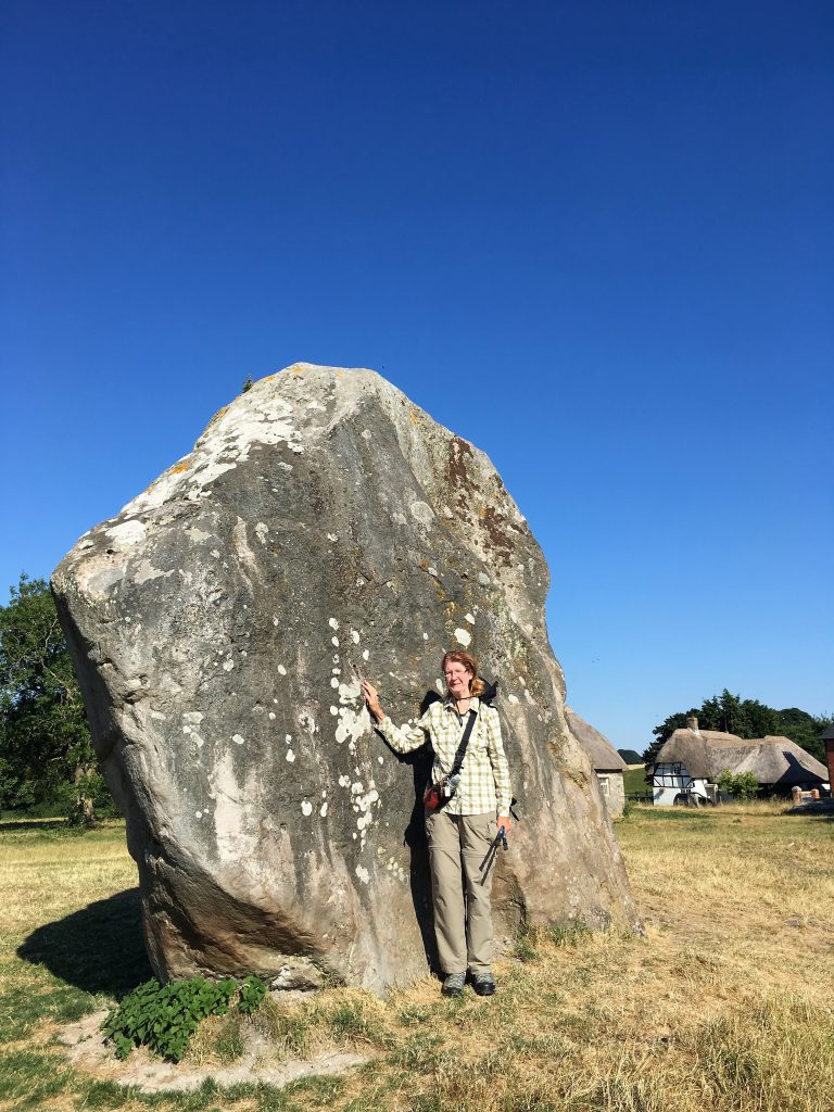 Avebury and Stonehenge Private Guides - at Avebury with client