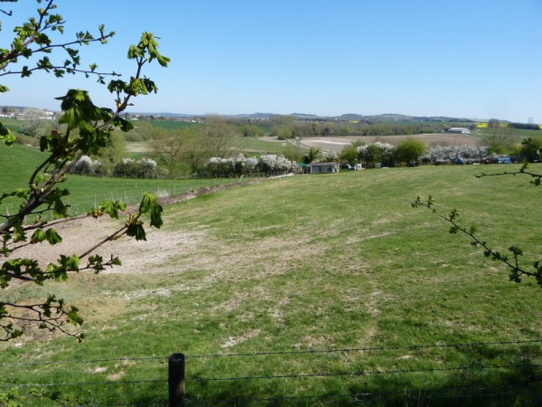 Looking down towards the Avon from Durrington Walls